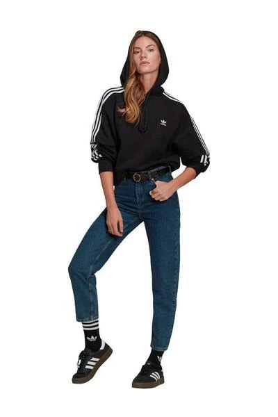 Adidas Hoodies & Sweatvesten Sweater Short Hoodie Black 3 Adidas Hoodies & Sweatvesten Sweater Short Hoodie Black