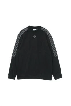 Adidas Hoodies & Sweatvesten Lightweight Crewneck Sweatshirt Black -Adidas Verkoopwinkel 7e45c1a0c94ceb2d39a96050a1b4d286