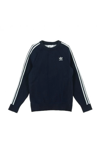 Adidas Hoodies & Sweatvesten Knit Crew Blue 4 Adidas Hoodies & Sweatvesten Knit Crew Blue - Afbeelding 2