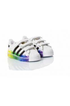 Adidas Customized Sneakers BZ0418 2052 SUPERSTAR SPLIT White