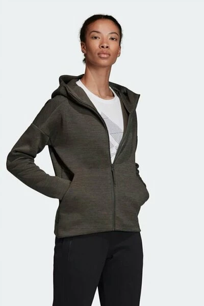 Adidas Hoodies & Sweatvesten Bluza EA0342 Green 5 Adidas Hoodies & Sweatvesten Bluza EA0342 Green - Afbeelding 3