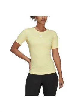 Adidas Sportkleding & Sportschoenen Training Top Yellow