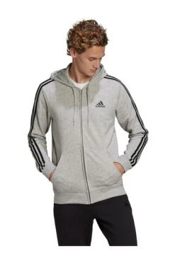 Adidas Hoodies & Sweatvesten Chaqueta Essentials French Terry Gray