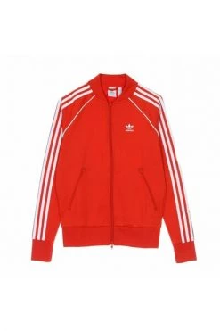 Adidas Hoodies & Sweatvesten Coat Jacket Lady Sst Tracktop Primeblue Red -Adidas Verkoopwinkel 8e164b8400603fec723b421d466899be