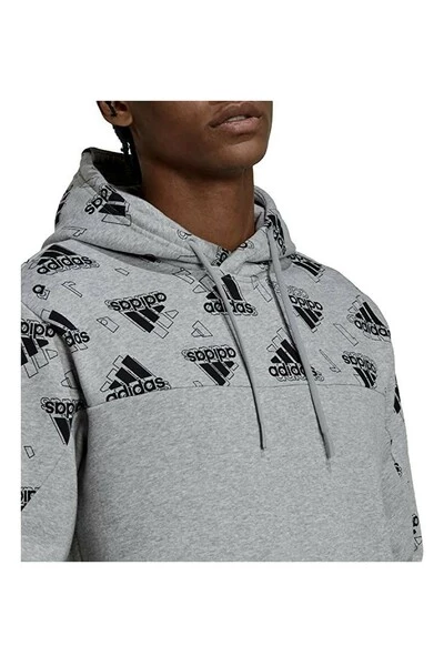Adidas Hoodies & Sweatvesten HOODIE Gray 6 Adidas Hoodies & Sweatvesten HOODIE Gray - Afbeelding 4