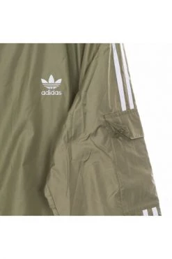 Adidas Outdoorjassen 3 Stripes Classic Windbreaker Green
