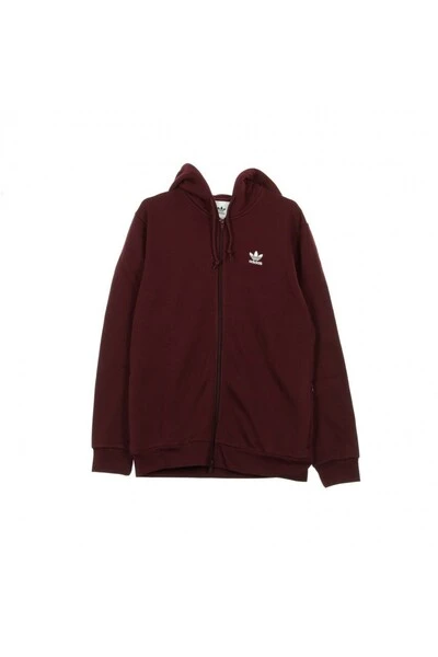Adidas Hoodies & Sweatvesten TRF FLC Hooded Sweatshirt Brown 4 Adidas Hoodies & Sweatvesten TRF FLC Hooded Sweatshirt Brown - Afbeelding 2