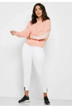 Adidas Hoodies & Sweatvesten EB3824 T -shirt Pink