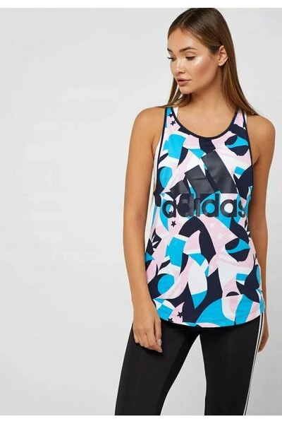 Adidas Tops TOP DP2378 Blue 4 Adidas Tops TOP DP2378 Blue - Afbeelding 2