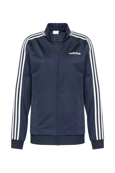 Adidas Sportshirts 3 Stripes Tricot Track Top Blue 5 Adidas Sportshirts 3 Stripes Tricot Track Top Blue - Afbeelding 3
