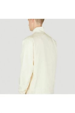 Adidas Hoodies & Sweatvesten Material Mix Track Jacket Beige -Adidas Verkoopwinkel aa4221974f3fa006f220c79d07f4cfb0