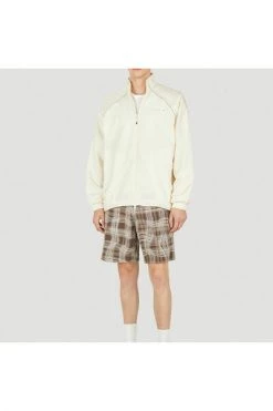 Adidas Hoodies & Sweatvesten Material Mix Track Jacket Beige -Adidas Verkoopwinkel b136f118ceb386a1139f216ec0a692b1