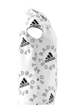 Adidas T-shirts G LOGO TEE ESS JR White