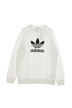 Adidas Hoodies & Sweatvesten SWEATSHIRT TREFOIL CREW White -Adidas Verkoopwinkel b9d88b9396dbce16dd01700e3b356818