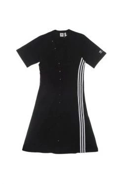 Adidas Casual Jurken Long Tee Dress Black