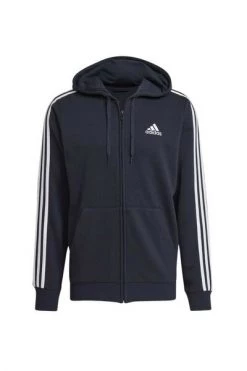 Adidas Hoodies & Sweatvesten M 3S FT FZ HOODIE Blue
