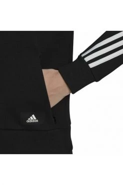 Adidas Hoodies & Sweatvesten 3S HOODIE Black -Adidas Verkoopwinkel caf4cd3399450b849cc14dcd58bb893a