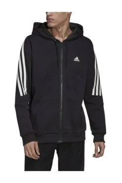 Adidas Hoodies & Sweatvesten Future Icons 3-stripes Full-zip Hoodie Black -Adidas Verkoopwinkel cd32300accbbf1118a52e19ac46dae69