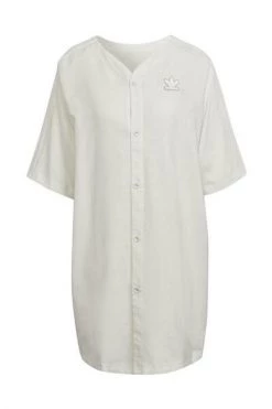 Adidas Tunieken Linen Baseball Dress White