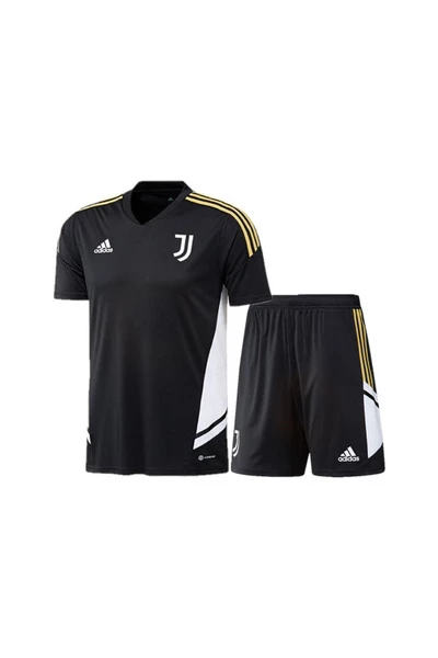 Adidas Trainingspakken Juventus Trainingsset Senior 2022-2023 Black 4 Adidas Trainingspakken Juventus Trainingsset Senior 2022-2023 Black - Afbeelding 2