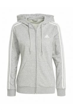 Adidas Hoodies & Sweatvesten W 3s Ftfz Hoodie Gray -Adidas Verkoopwinkel d417668e2181a929f051f385d33541d5