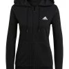 Adidas Hoodies & Sweatvesten Hooded Zipped Sweatshirt Black -Adidas Verkoopwinkel d7160619e1c0603c90bd631422a2fbff