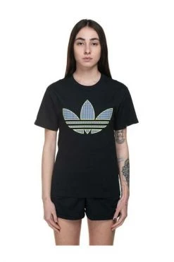 Adidas T-shirts Tee With Trefoil Application Black