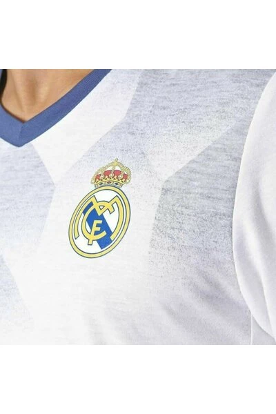 Adidas Sportshirts T -shirt Real Madrid H PRESHI Y White 4 Adidas Sportshirts T -shirt Real Madrid H PRESHI Y White - Afbeelding 2