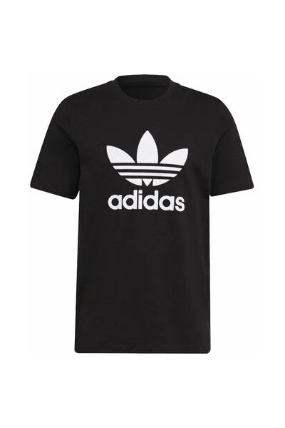 Adidas Shirts TREFOIL T-SHIRT Black 3 Adidas Shirts TREFOIL T-SHIRT Black