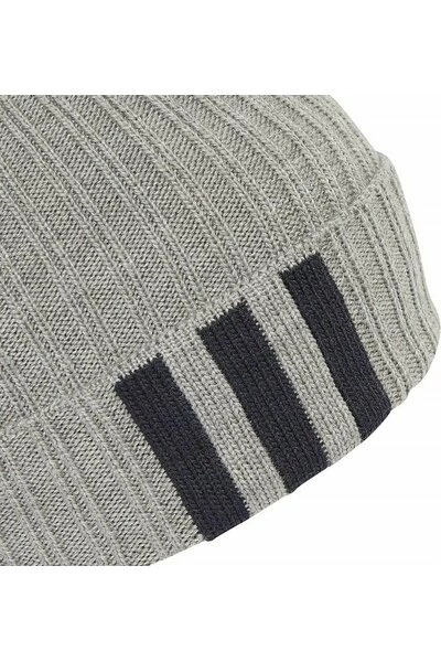 Adidas Hoeden 3 Stripes Woolie Beanie Gray -Adidas Verkoopwinkel e9c6ecd9d05c51991bbffc2b8bb08311