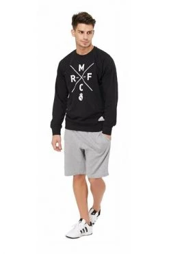 Adidas Hoodies & Sweatvesten Real Madrid Sweatshirt Grphic SWT M30992 Black -Adidas Verkoopwinkel ea99208854545ce28bfcabfea3fedc2c