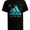 Adidas T-shirts T-shirt HA4059 Black -Adidas Verkoopwinkel ebe5c16f03dd7a42f075355660198474