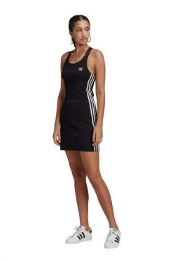 Adidas Casual Jurken Wrap Dresses Black -Adidas Verkoopwinkel f5d671ab09384c55e01444c03b1d6fa4