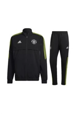 Adidas Trainingspakken Manchester United Trainingspak Presentatie Senior 2022-2023 Black