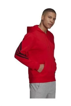 Adidas Hoodies & Sweatvesten Zip-throughs Red -Adidas Verkoopwinkel f99696a436a7a6bbe29fcf9e1444a3f2