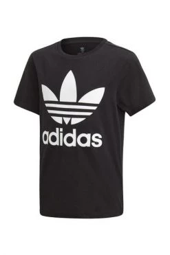 Adidas T-shirts Trefoil Tee Black