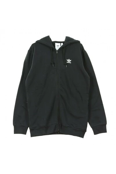 Adidas Hoodies & Sweatvesten TRF FLC Hooded Sweatshirt Black 4 Adidas Hoodies & Sweatvesten TRF FLC Hooded Sweatshirt Black - Afbeelding 2