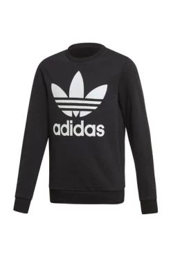 Adidas Sweaters Trefoil Crew Black